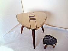 Blumenhocker Nierentisch Vintage Blumen Tischchen Mid Century 60er Jahre Retro