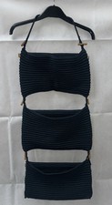 IKEA Nordrana Woven Hanging Basket Storage Navy 