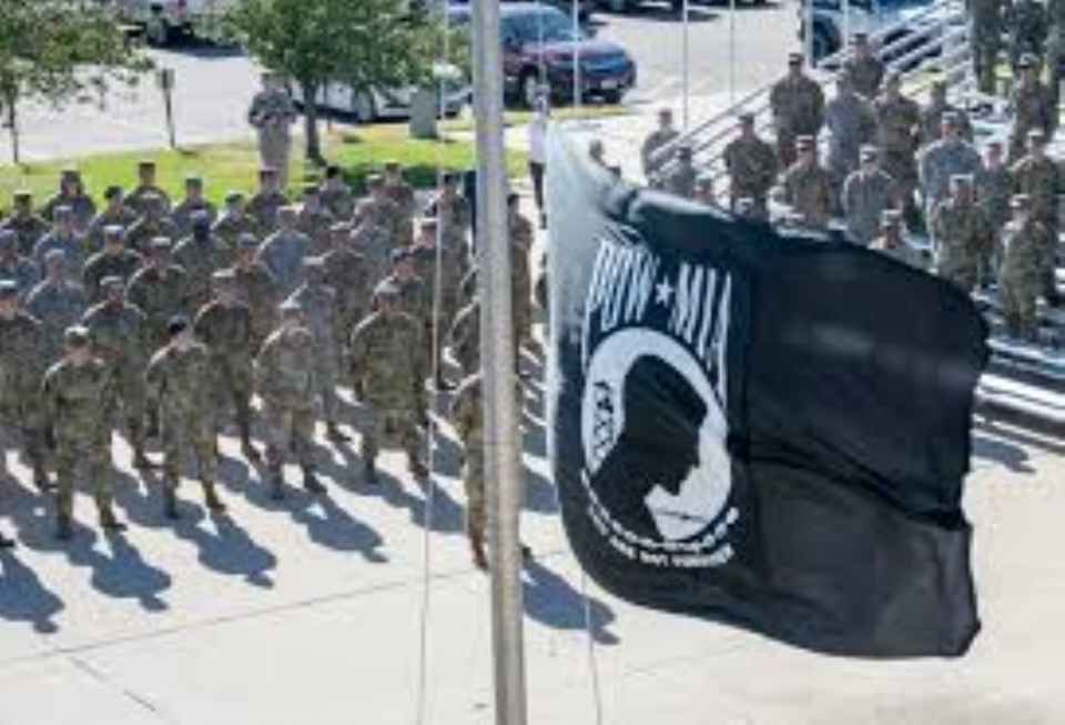 2x3 POWMIA POW MIA Doble Cara Impreso Nailon 2 Capa Bandera Cosida 2'x3