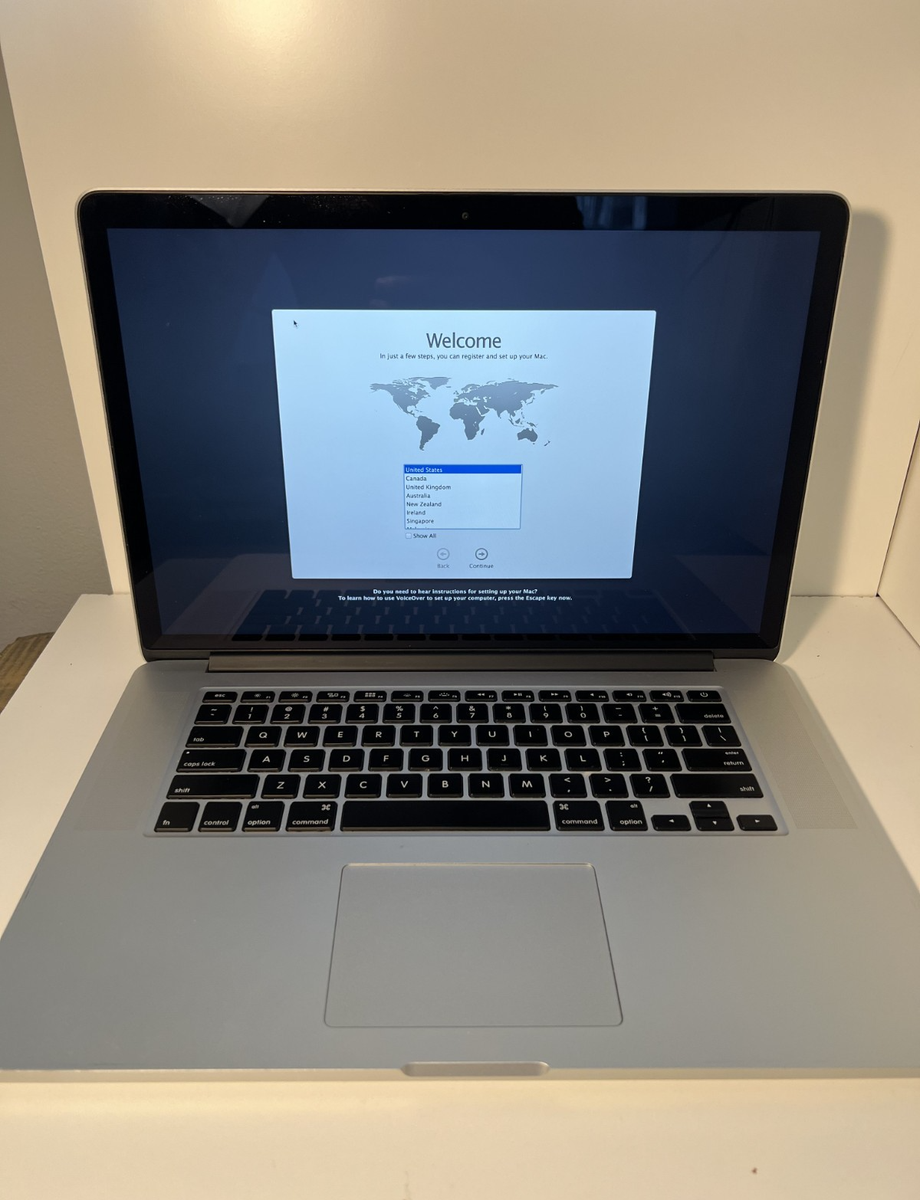 MacBook Pro Retina Late 2013 16GB i7-4960HQ 250GB Maverick