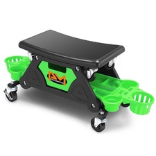 25-12in L X 13in H X 12 W 300lbs Mechanics Roller Seats Green Tool Seat