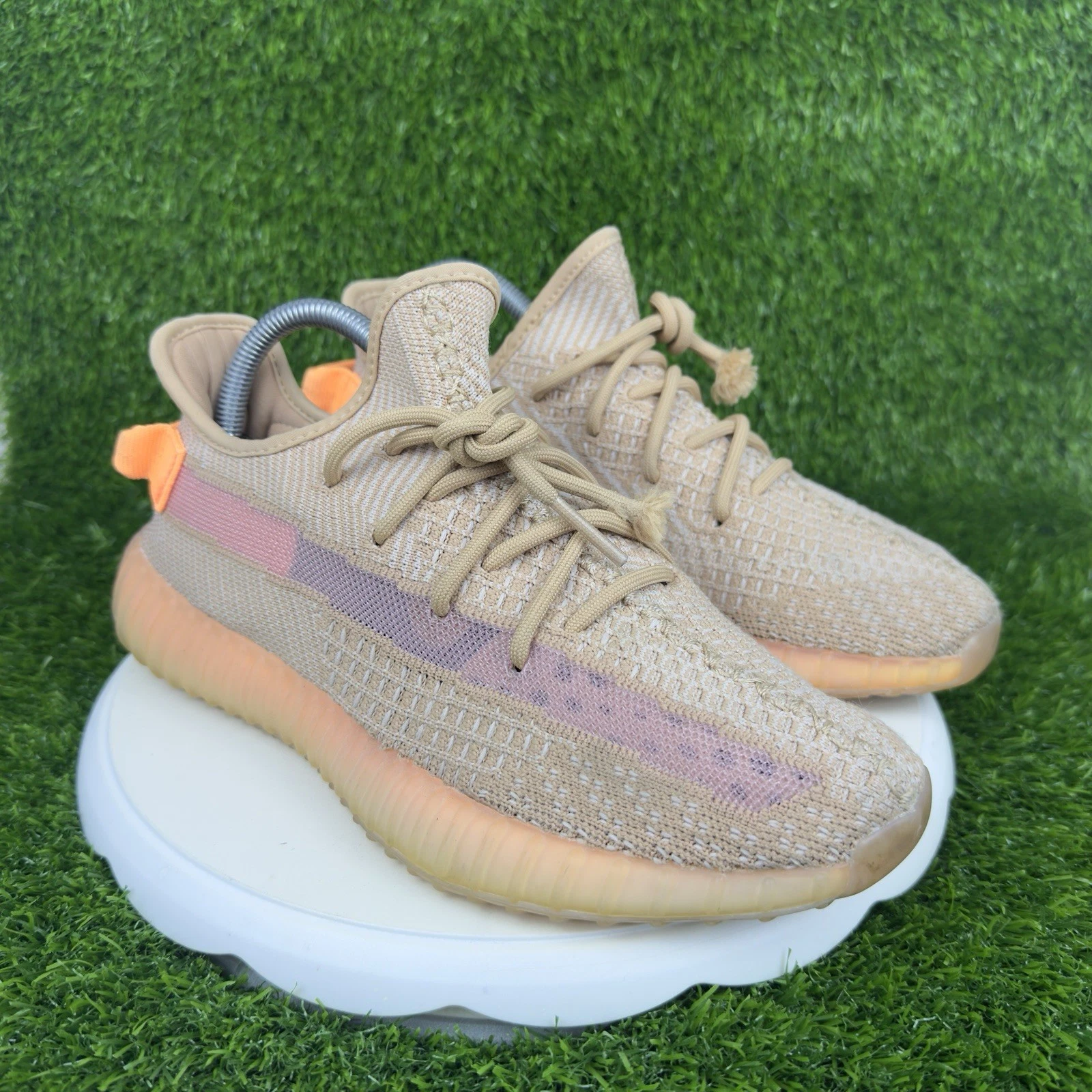 Scarpa sneaker Yeezy Boost 350 V2 argilla Adidas Kanye OG EG7490 taglia 7 5