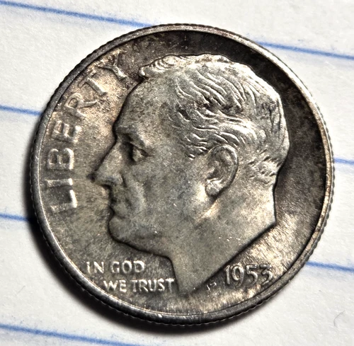 1953S Roosevelt Dime 90% Silver   SHIPS FREE