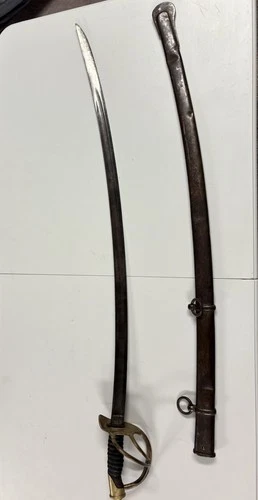 AMES mfg. Cavalry sword dated 1863. Excellent condition.