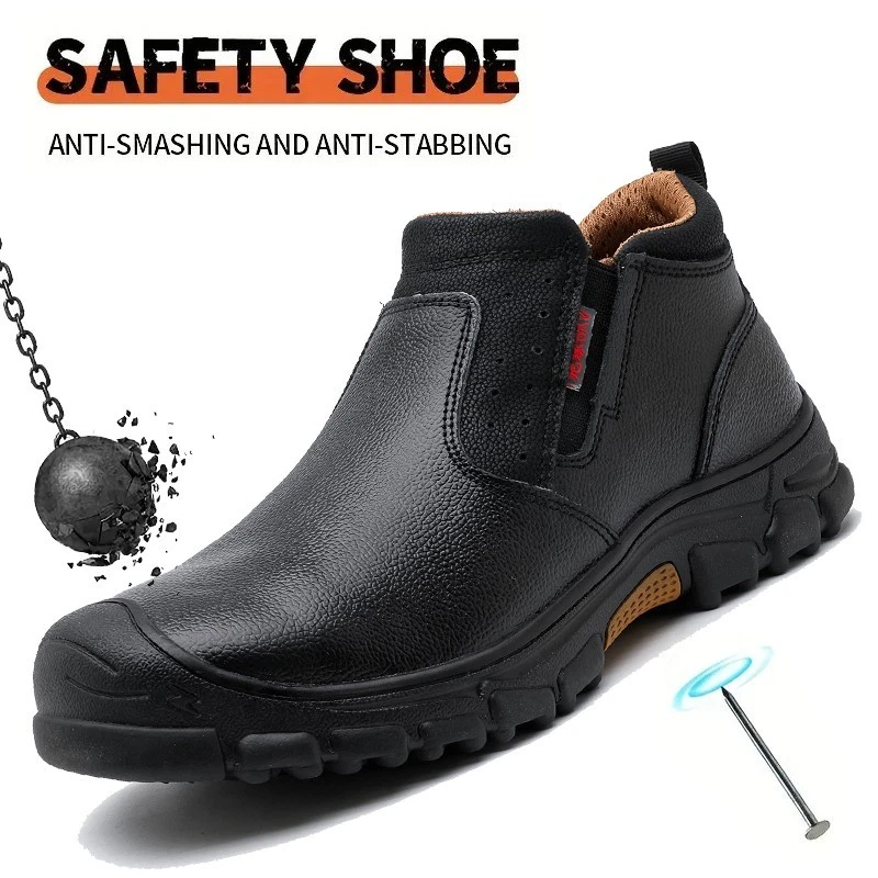 Mens Waterproof Work Boots Composite toe Safety Shoes Indestructible Non Slip