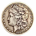 1892-CC MORGAN SILVER DOLLAR