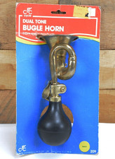 VINTAGE 1987 RARE CYCLE PRODUCTS DUAL TONE BUGLE HORN BICYCLE LOUD HONK TRUMPET