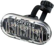 CatEye Omni3 LED Bicycle Headlight with 180 Visibility, AAA Batteries,