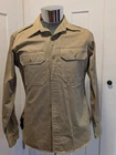 VTG US Military Vietnam 1965 Khaki Long Sleeve Shirt Men's Sz Medium (15.5 x 33)