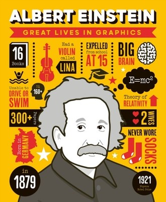 Great Lives in Graphics: Albert Einstein HARDBACK 9781787081215