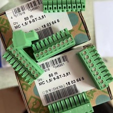5 Pcs PHOENIX CONTACT 1803646 MC1.5/9-ST-3.81 Connector