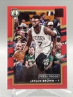 2017 Panini Donruss Basketball Press Proof Red Jaylen Brown #6