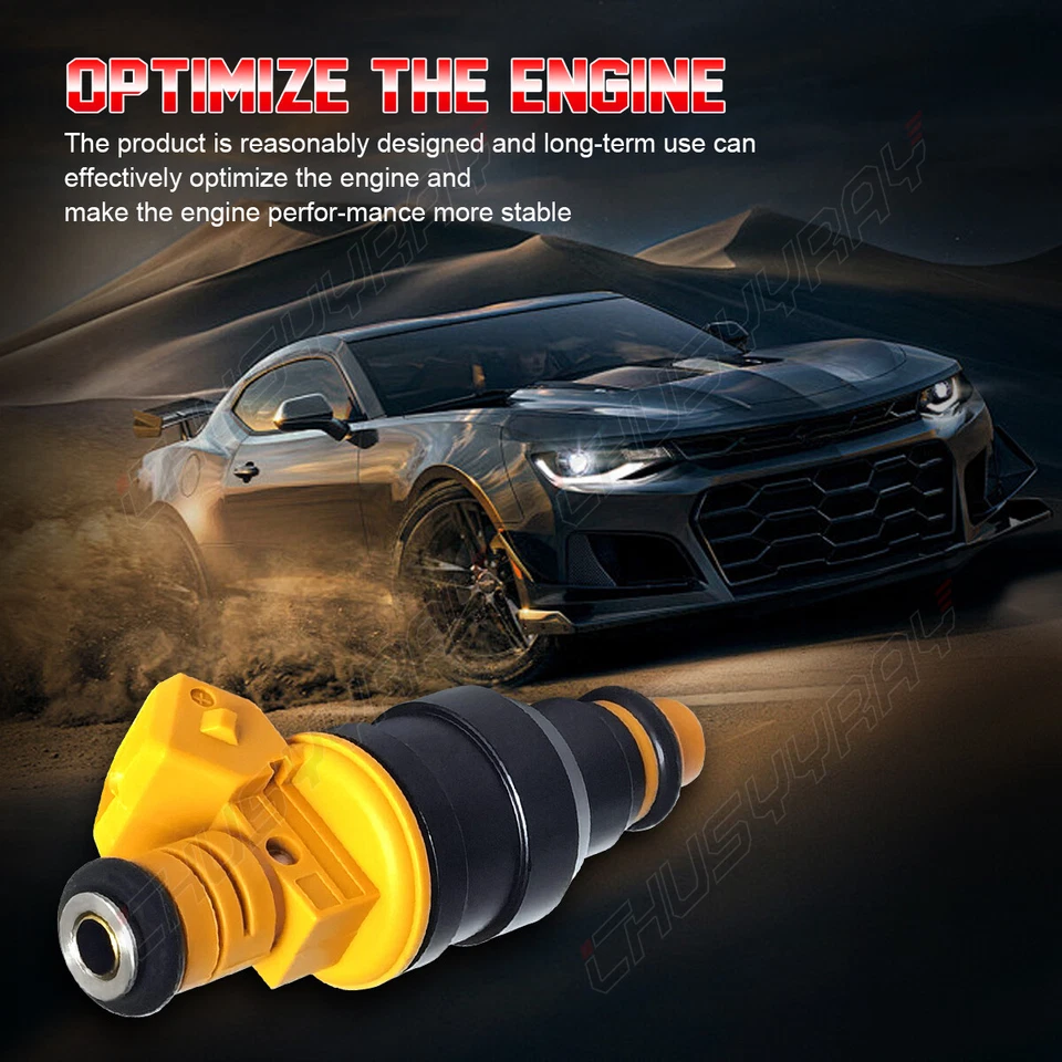 Inyectores de combustible GT 5.0 4.6 1986-2002 para Ford Mustang alto flujo 0280150943 Foto 3 de 4