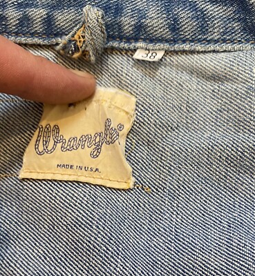 Vintage 60s Wrangler Selvedge Denim Western Jacket Redline Vintage 60s Wrangler Selvedge Denim Western Jacket Redline