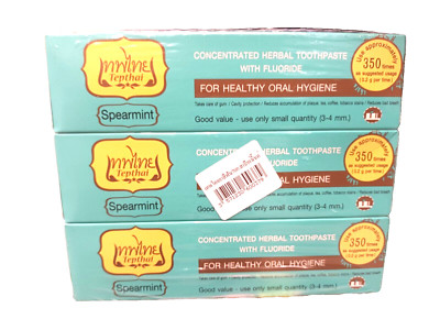 Thepthai toothpaste, Thai herbs, Mint flavors Taste70 g Clean, fresh mouth (3pc)