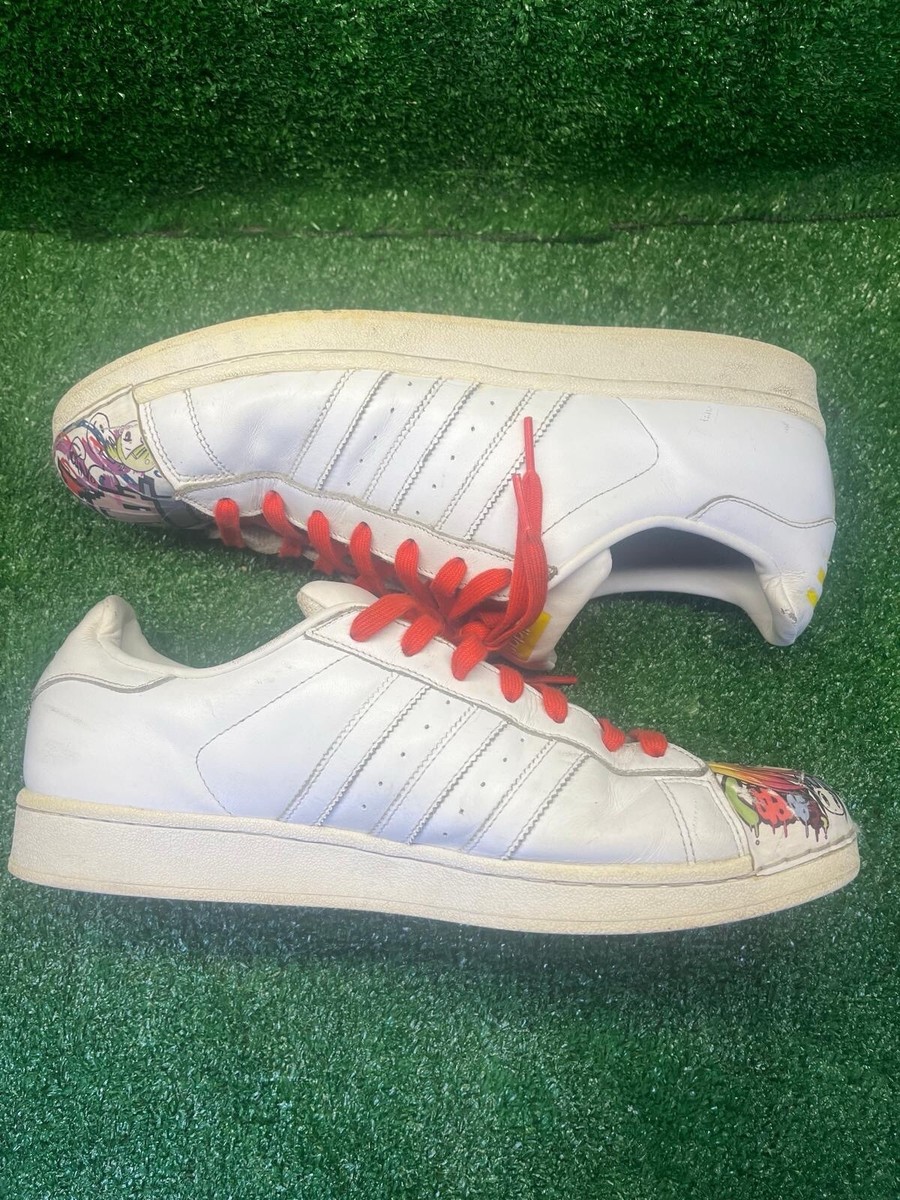 Size 12 - Pharrell Williams x adidas Superstar White for sale