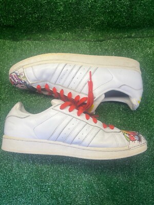 Size 12 - Pharrell Williams x adidas Superstar White for sale