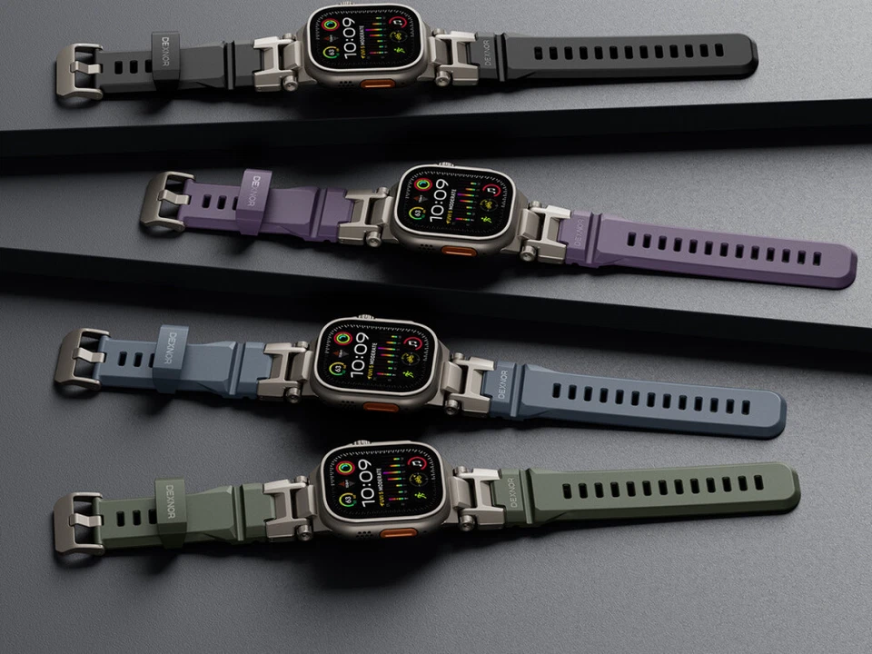 Titanium Band for Apple Watch Ultra 2 49mm/Series 10/9 46mm/45mm/44mm/42mm Strap - Image 3 of 4