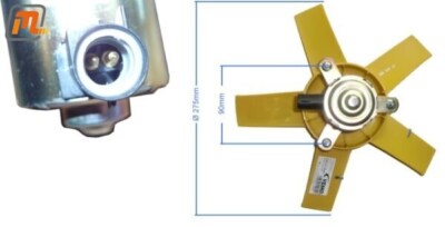 FORD Granada Scorpio MK1 radiator fan blade with motor DOHC 2,0l & 2,0i 77-92kW