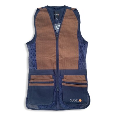Clayclo Classic Pro Skeet Weste marineblau Herren Ton Schießen Weste