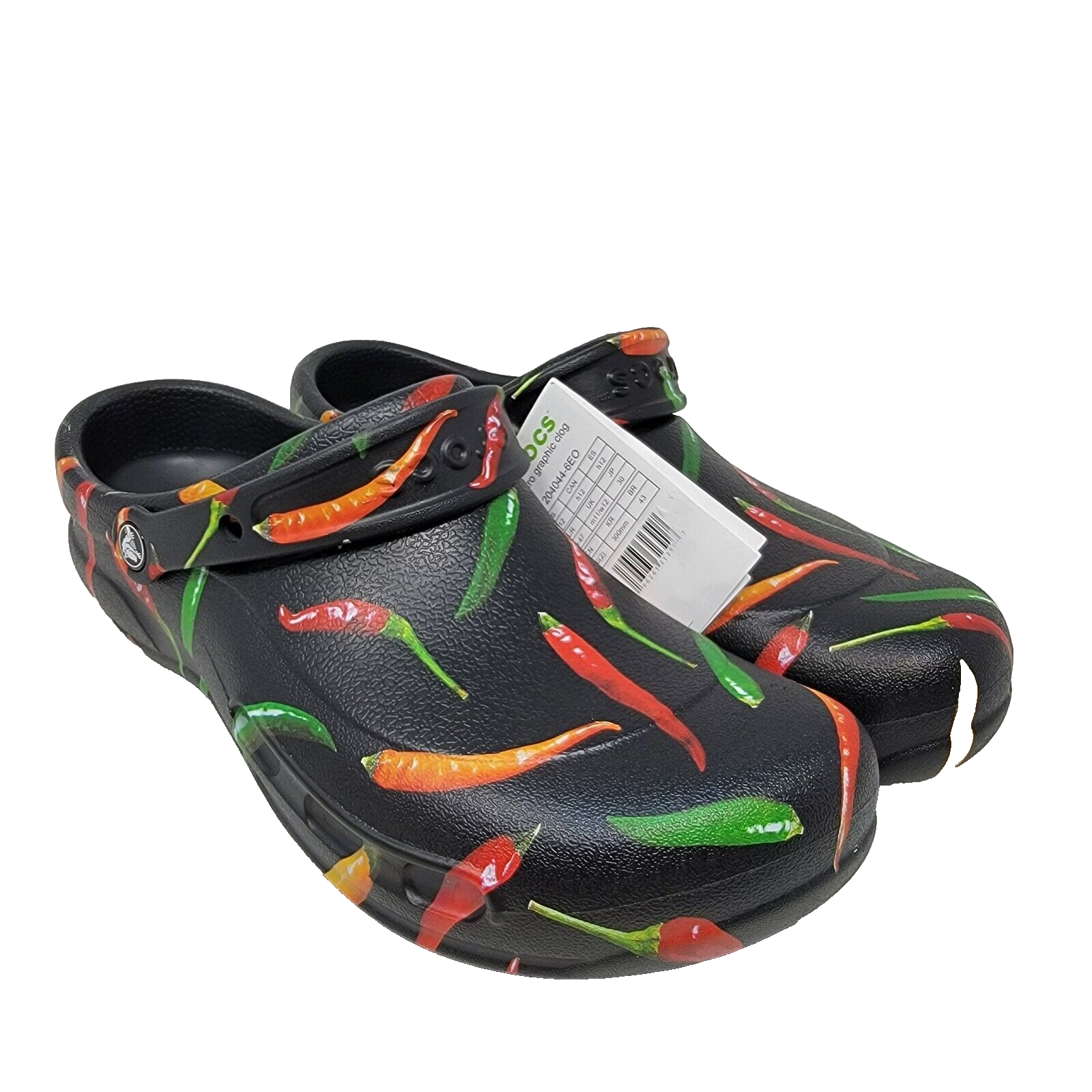 Crocs Hot Chili Peppers Bistro Graphic Clog Mens Size 12 Black New eBay