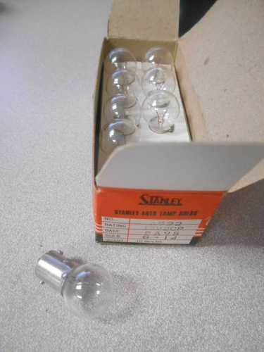 Wagner Lighting 1895 2CP Miniature Bulb - 12V G4-1/2 Bayonet Base Bulb