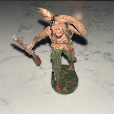 Vintage original Elastolin Lineol 11cm Native American Indian toy soldier figure