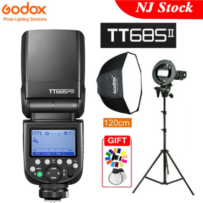 Godox TT685II-N TTL 2.4G Wireless X System GN60 1/8000s HSS Fr Nikon+Accessories