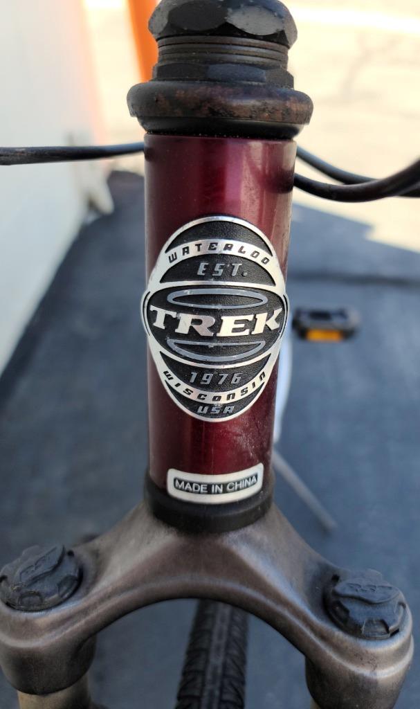 BMX TREK ジャンク Vintage Trek 1400 ZX Aluminum Road Bike Frame 58cm Copper Easton