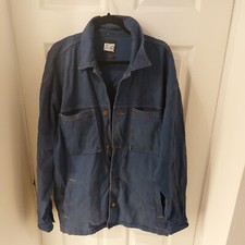 Reclaimed Vintage Unisex Extreme Oversized Denim Shacket Size Large 