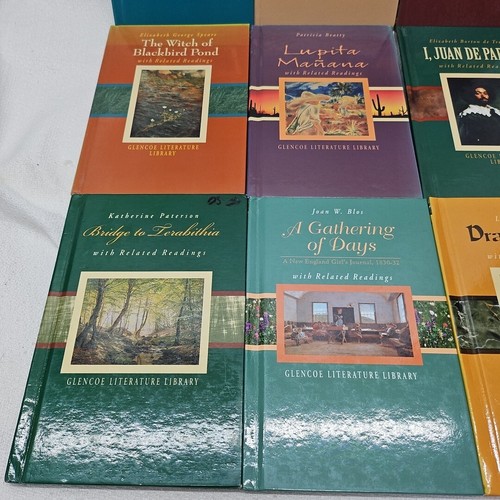 Lot Of 9 Glencoe Literature Library with Related Readings Teachers Bundle - Picture 3 of 17