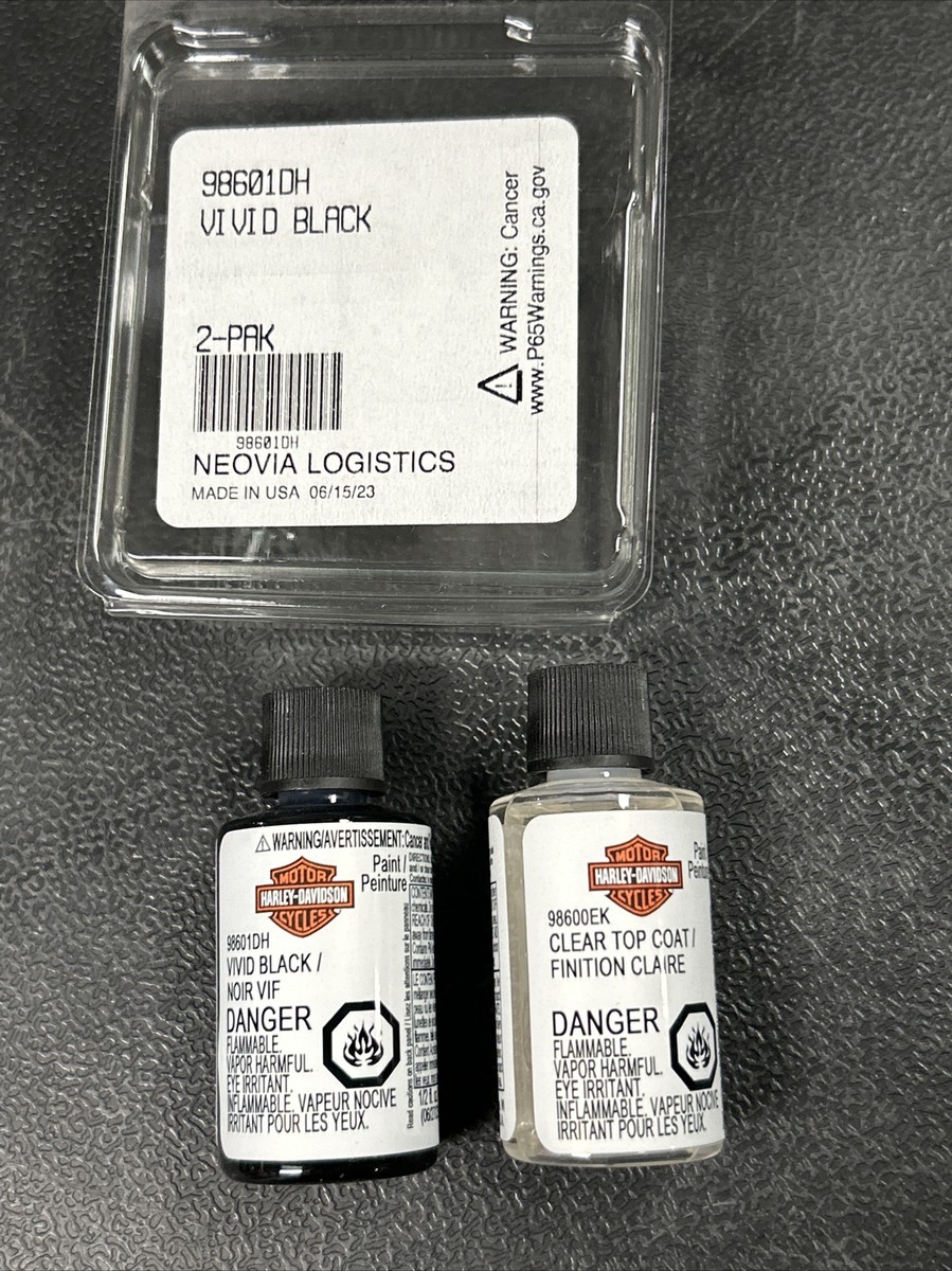 HARLEY-DAVIDSON VIVID BLACK Touch up paint with brush HARLEY-DAVIDSON VIVID BLACK Touch up paint with brush