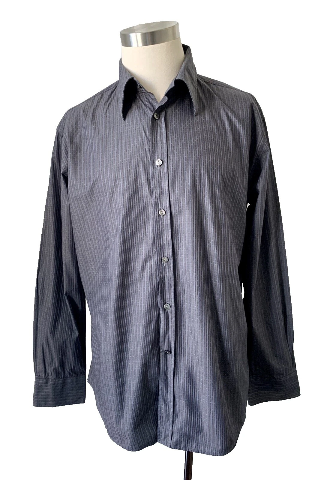 Versace Collection Regular Size XL Casual Button-Down Shirts for Men