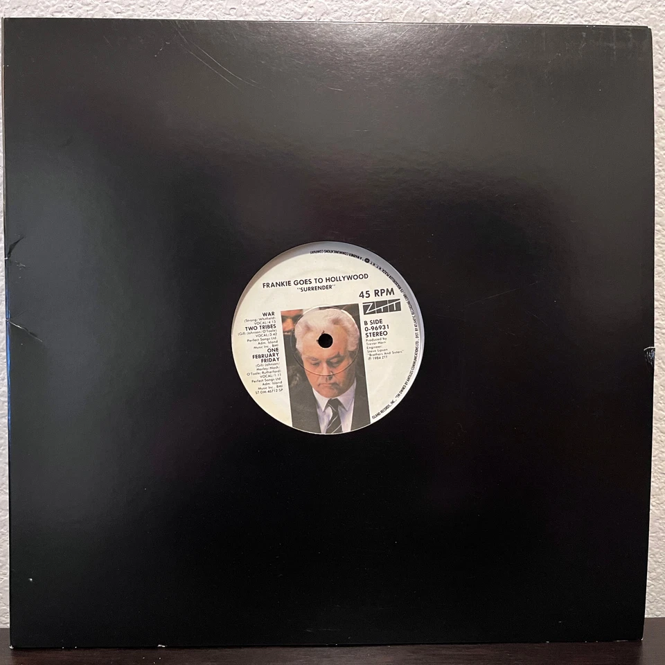 FRANKIE GOES TO HOLLYWOOD - Two Tribes / War - 12" Vinyl Record Single - EX Foto 2 de 4
