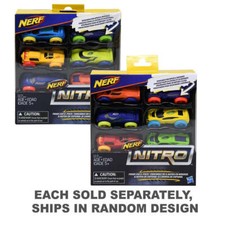 Nerf Nitro Foam Car 6-Pack Randomly Selected 
