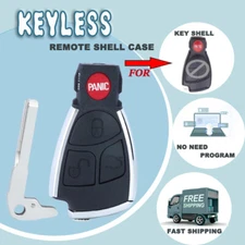 Modified Smart Remote Car Key Shell Case 4 Button for Mercedes-Benz CLS C E S 