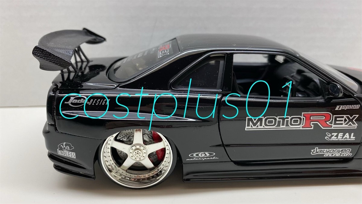 Jada Toys 1/24 DUBCITYセット JADA DUB CITY 2002 NISSAN SKYLINE GT R R34 1:24 WHITE