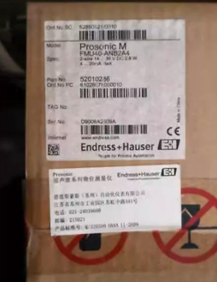 New ENDRESS+HAUSER FMU40-ANB2A4 Ultrasonic Level Gauge