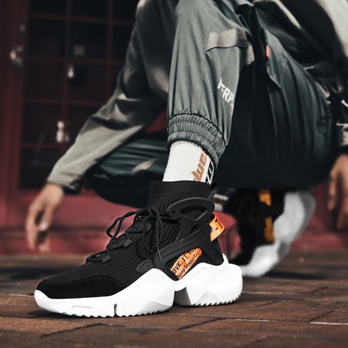 Men's High Top Basketball Sneakers Athletic Outdoor Jogging Sports