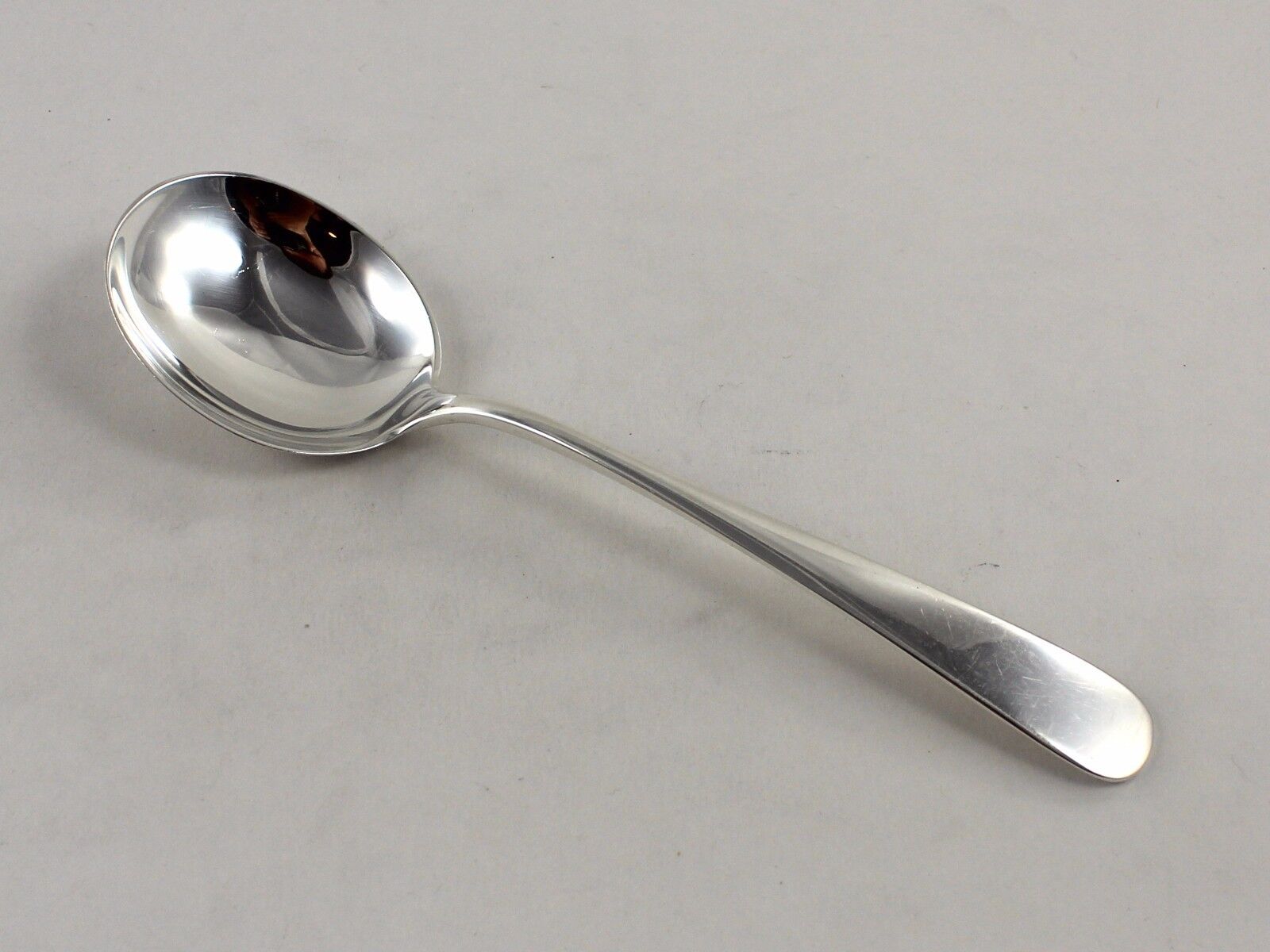 Kirk Old Maryland Plain Sterling Silver Cream Soup Spoon - 6 1/4" - No Monogram