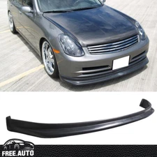 Fits 03 04 Infiniti G35 Sedan 4Dr Ns Front Bumper Lip Spoiler Bodykit PU
