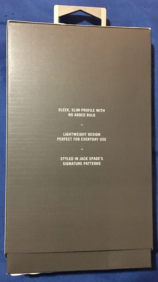 Nova Capa Listra Horizontal Jack Spade NY Para iPhone 7 Plus/8 Plus - Azul/Laranja - Imagem 2 de 3