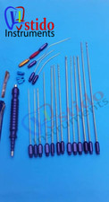 Full Body Contouring Liposuction Cannula Set Luer Lock Fat Transfer Kit