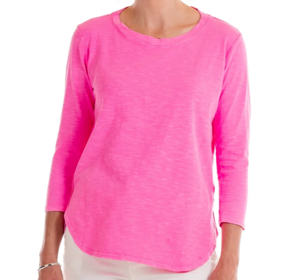 Jersey Cotton 3/4 Sleeve Top Jersey Cotton 3/4 Sleeve Top
