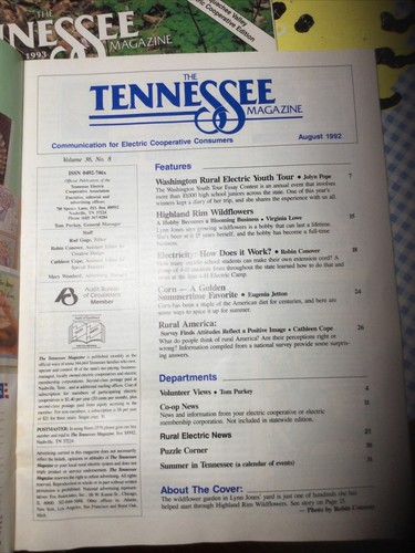 The Tennessee Magazine, Sequatchie Valley Edition AUGUST 1992 & APRIL 1993 Good - Picture 4 of 13