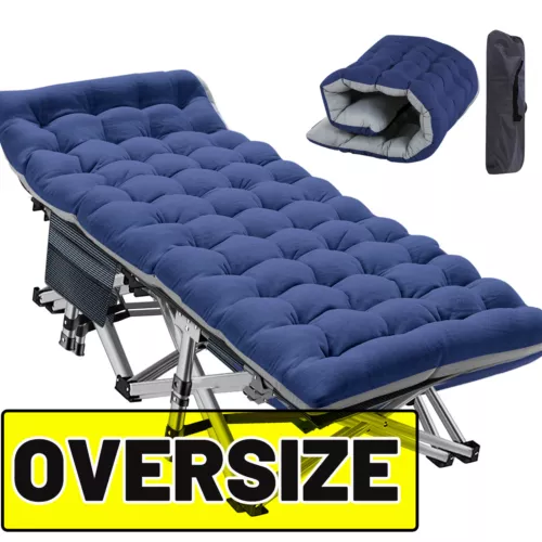 SLSY Oversized Camping cots for Adults,900lbs,XL Large Sleeping Cots 32''Wide