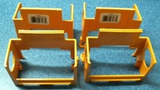 Cantex 2-1/2 In. Rectangle PVC 1 Gang Junction Box Orange, Lot of 4 97187 FS