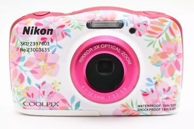 Nikon Coolpix W150 Digital Cameras 13.2 MP 3x Optical Zoom Camera