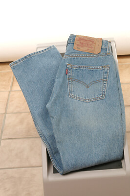 Levi's 501 Jeans hellblau W 26 L 32 Original Levis Neu Ungetragen Knopfleiste Da