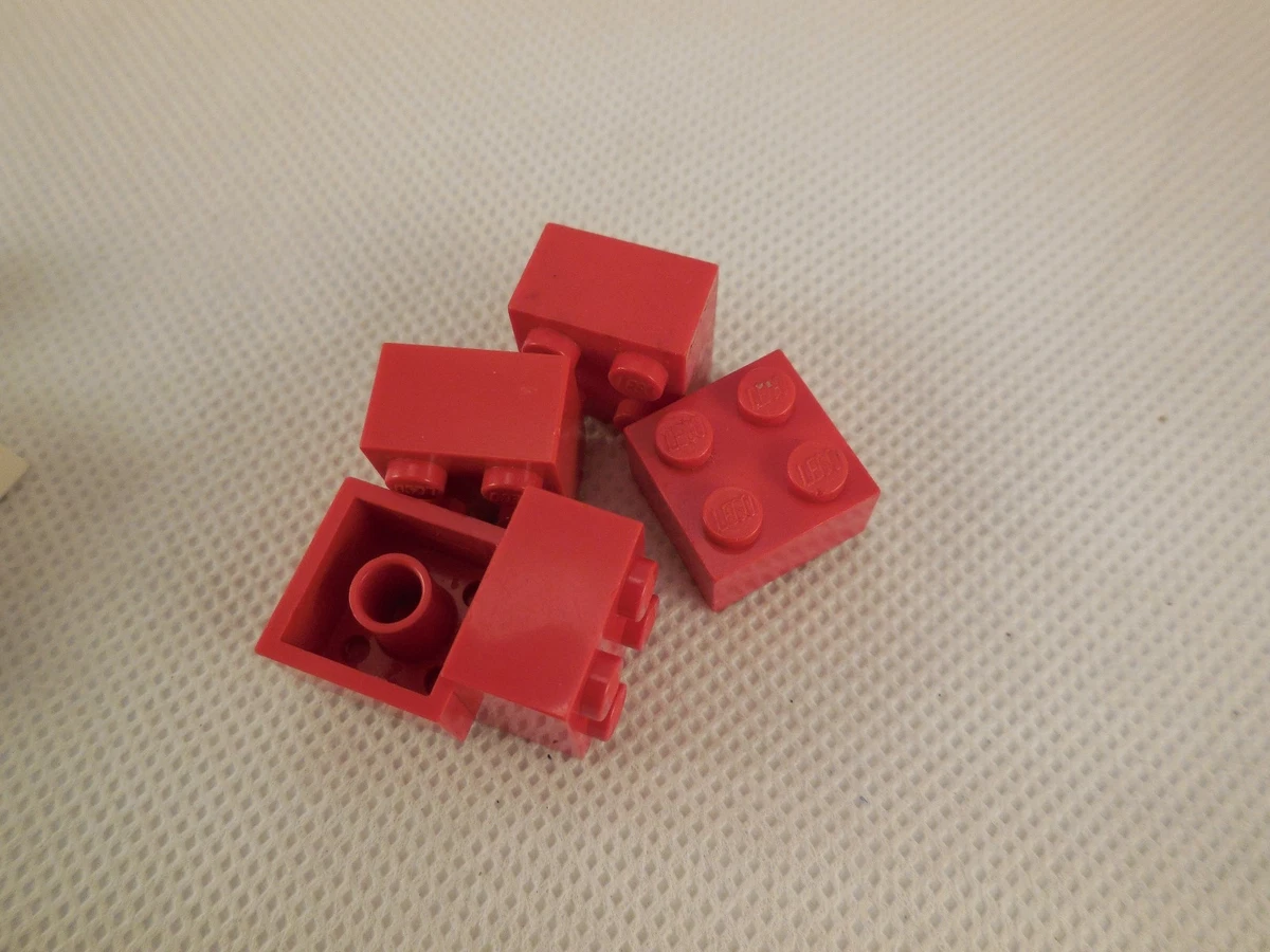 Lego Spare parts lot 2X2 brick White Red Bag of 10